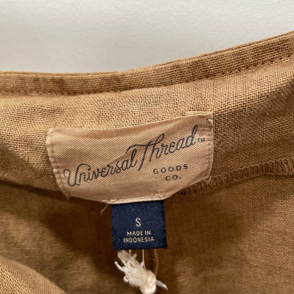 NWT Universal Thread+Utility cropped jumpsuit+Overall+Rust+Sz S & XS - Picture 4 of 7